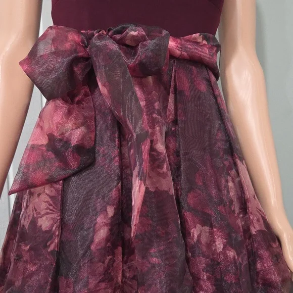 Eliza J Burgundy Dress - Picture 6 of 13